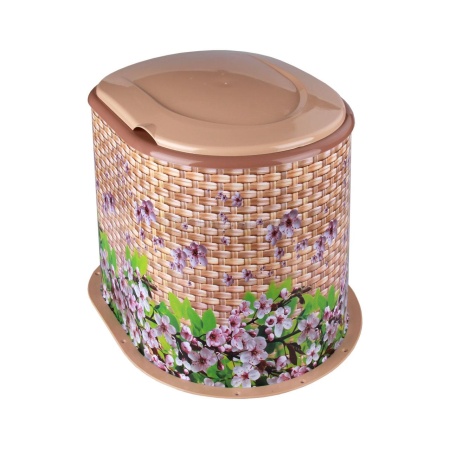 Туалет дачный Плетенка декор М3025 /5шт/ Альтерн