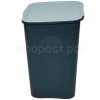 Бак универсальный квадрат. 43л с крышкой серый /38440/VERDE