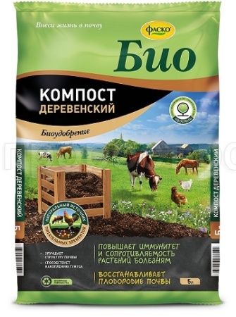 Фаско БИО Деревенский Компост гранулы 5л