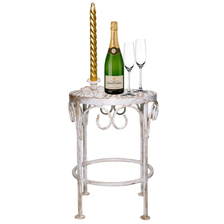 ДЕКОР Подсвечник Цветок бел золото РЗДИ/1шт ДЕКОР Подсвечник Цветок бел золото РЗДИ/1шт