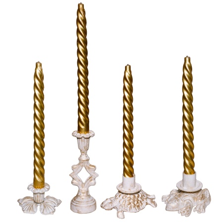 ДЕКОР Подсвечник Цветок бел золото РЗДИ/1шт ДЕКОР Подсвечник Цветок бел золото РЗДИ/1шт