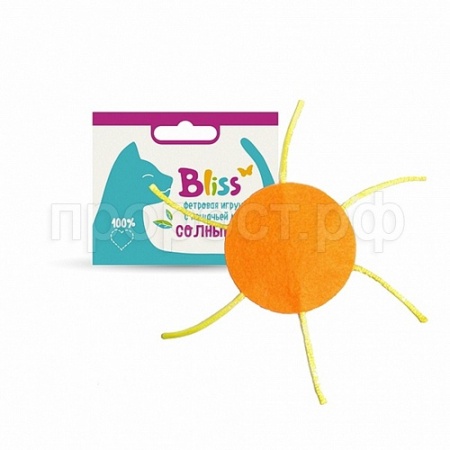 Игрушка игрушка для кошек с кошачей мятой Солнышко Bliss